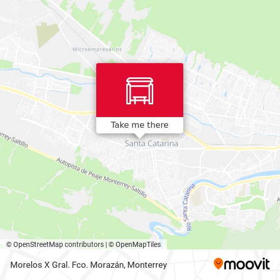 Morelos X Gral. Fco. Morazán map