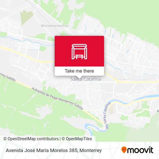 Avenida José María Morelos 385 map