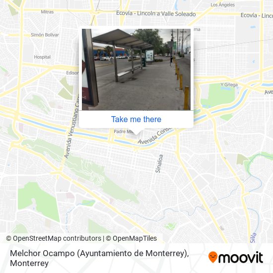 Melchor Ocampo (Ayuntamiento de Monterrey) map