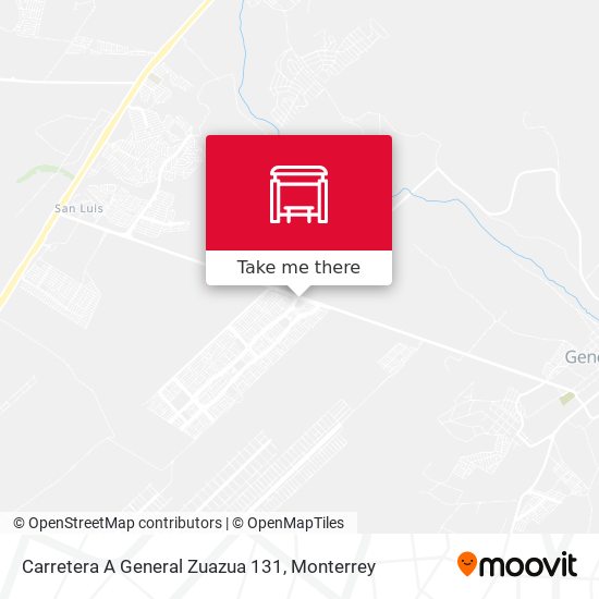 Carretera A General Zuazua 131 map