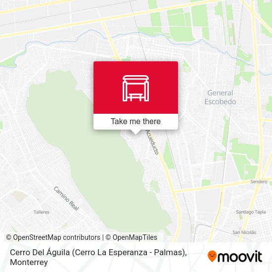 Cerro Del Águila (Cerro La Esperanza - Palmas) map