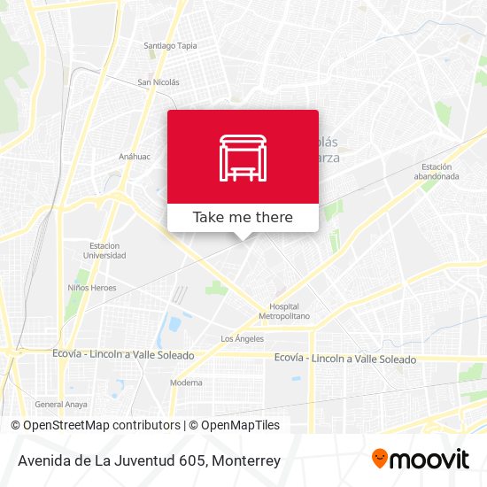 Avenida de La Juventud 605 map