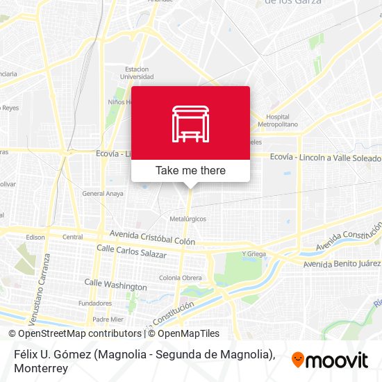 Félix U. Gómez (Magnolia - Segunda de Magnolia) map