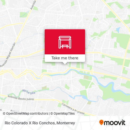 Rio Colorado X Rio Conchos map