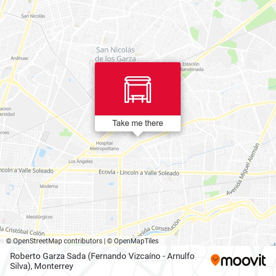 Roberto Garza Sada (Fernando Vizcaíno - Arnulfo Silva) map