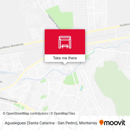 Mapa de Agualeguas (Santa Catarina - San Pedro)