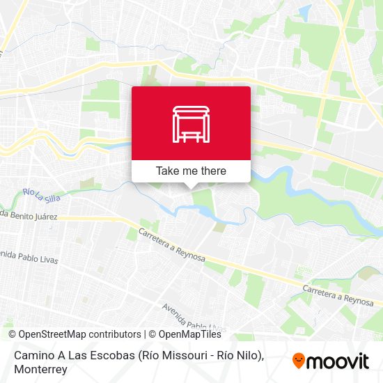Mapa de Camino A Las Escobas (Río Missouri - Río Nilo)