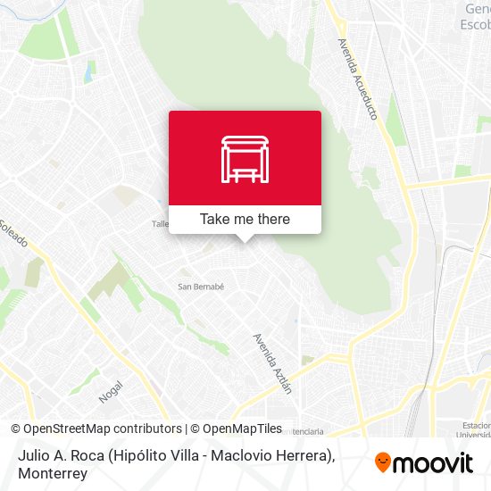 Julio A. Roca (Hipólito Villa - Maclovio Herrera) map