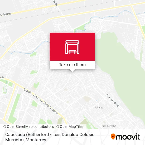 Mapa de Cabezada (Rutherford - Luis Donaldo Colosio Murrieta)