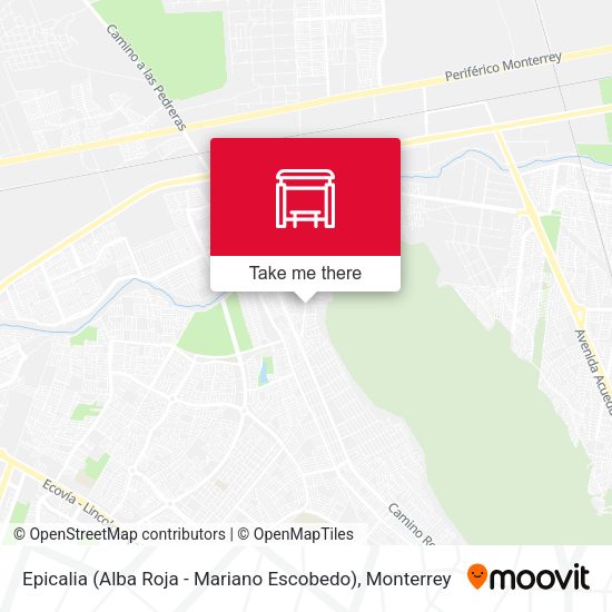 Epicalia (Alba Roja - Mariano Escobedo) map