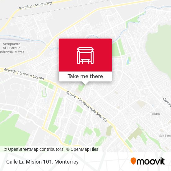 Mapa de Calle La Misión 101