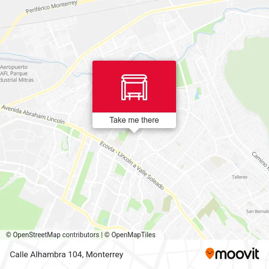 Calle Alhambra 104 map