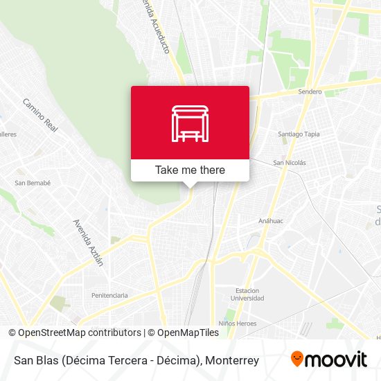 San Blas (Décima Tercera - Décima) map