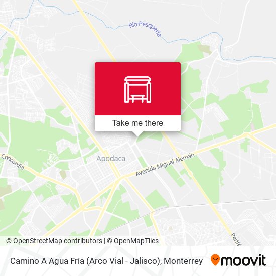 Mapa de Camino A Agua Fría (Arco Vial - Jalisco)