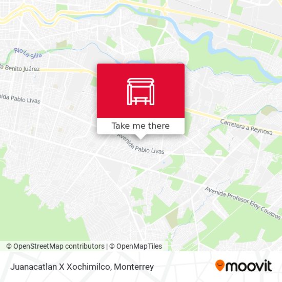 Juanacatlan X Xochimilco map