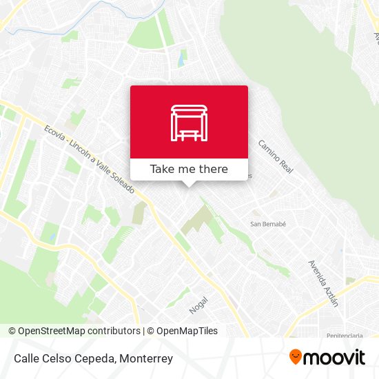 Mapa de Calle Celso Cepeda