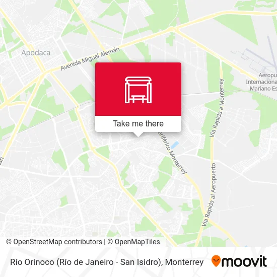Río Orinoco (Río de Janeiro - San Isidro) map