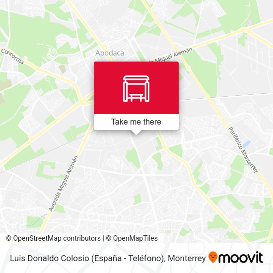 Mapa de Luis Donaldo Colosio (España - Teléfono)