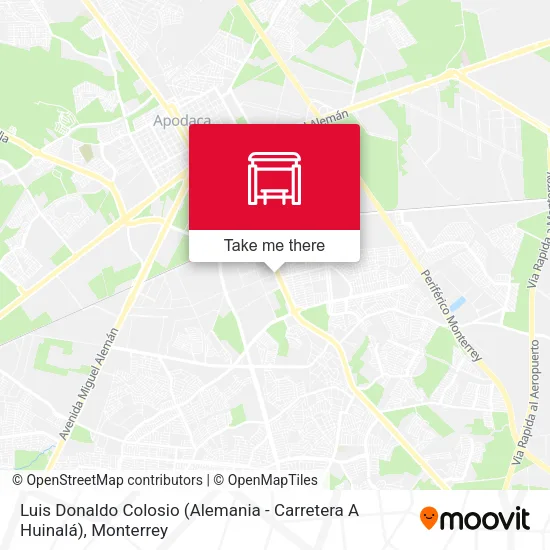Mapa de Luis Donaldo Colosio (Alemania - Carretera A Huinalá)