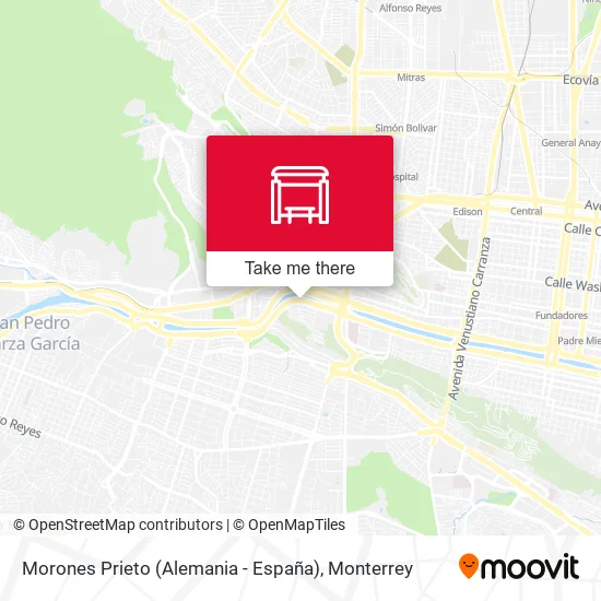 Mapa de Morones Prieto (Alemania - España)