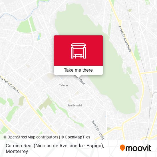 Mapa de Camino Real (Nicolás de Avellaneda - Espiga)