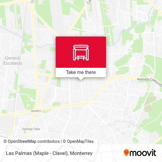 Las Palmas (Maple - Clavel) map