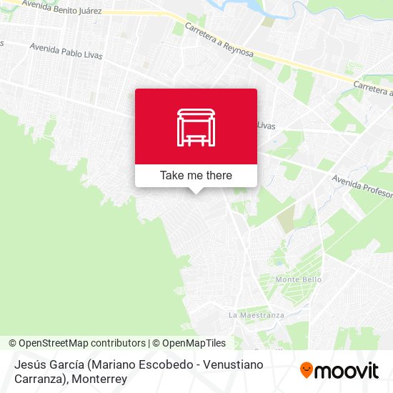 Jesús García (Mariano Escobedo - Venustiano Carranza) map