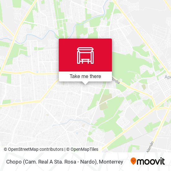 Mapa de Chopo (Cam. Real A Sta. Rosa - Nardo)
