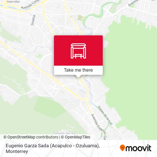 Eugenio Garza Sada (Acapulco - Ozuluama) map