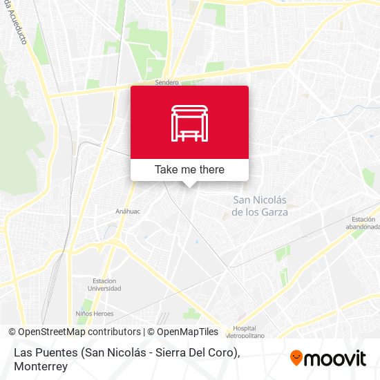 Las Puentes (San Nicolás - Sierra Del Coro) map