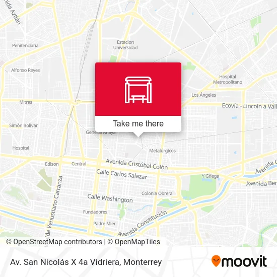 Mapa de Av. San Nicolás X 4a Vidriera