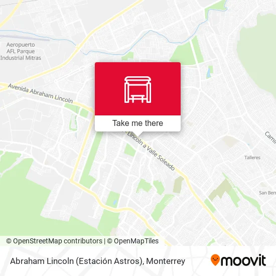 Mapa de Abraham Lincoln (Estación Astros)