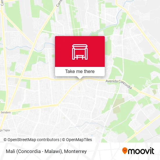 Mapa de Mali (Concordia - Malawi)