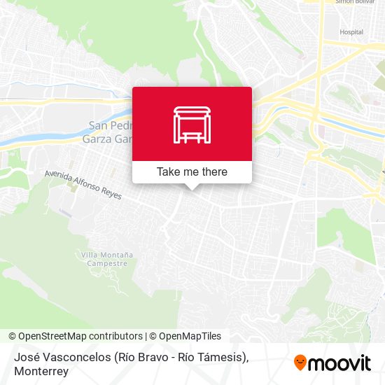 Mapa de José Vasconcelos (Río Bravo - Río Támesis)