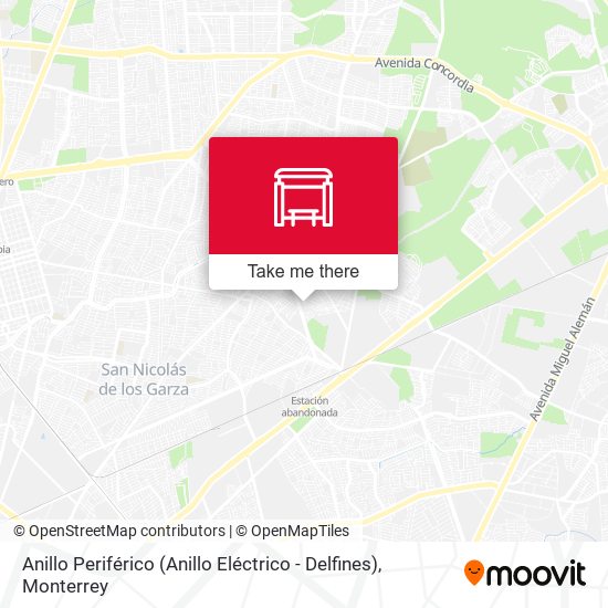 Anillo Periférico (Anillo Eléctrico - Delfines) map