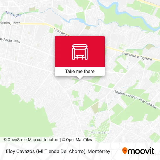 Mapa de Eloy Cavazos (Mi Tienda Del Ahorro)