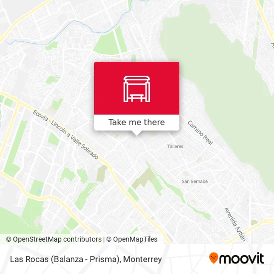 Las Rocas (Balanza - Prisma) map