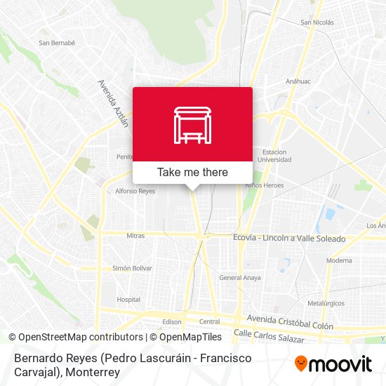 Mapa de Bernardo Reyes (Pedro Lascuráin - Francisco Carvajal)
