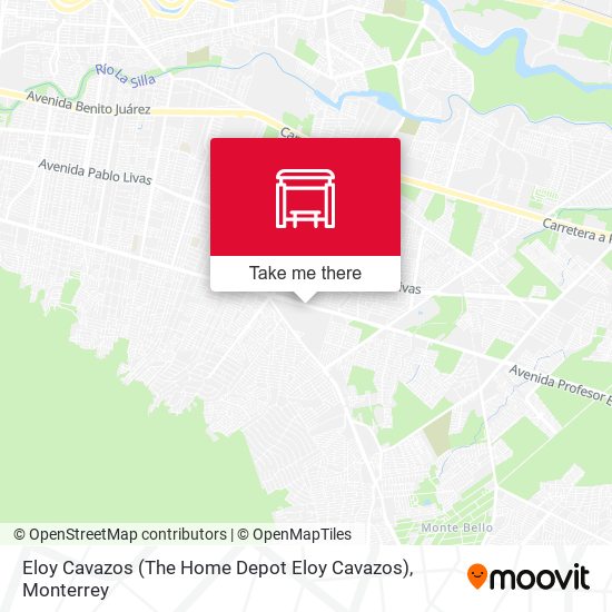 Eloy Cavazos (The Home Depot Eloy Cavazos) map