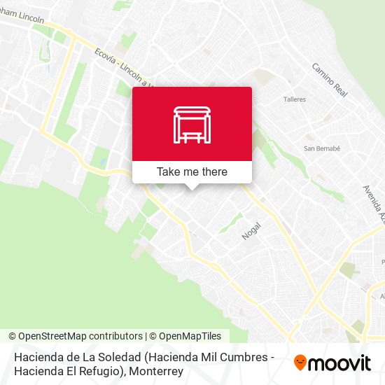 Hacienda de La Soledad (Hacienda Mil Cumbres - Hacienda El Refugio) map