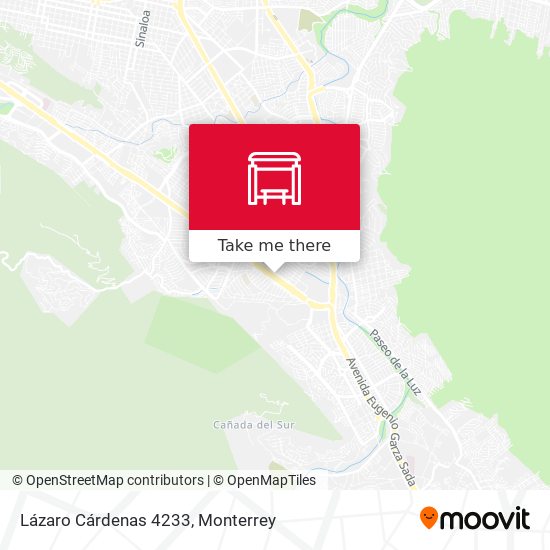 Lázaro Cárdenas 4233 map