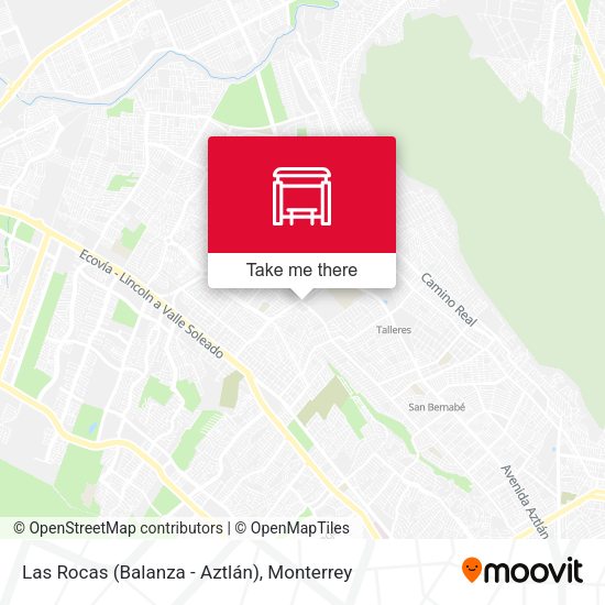 Mapa de Las Rocas (Balanza - Aztlán)