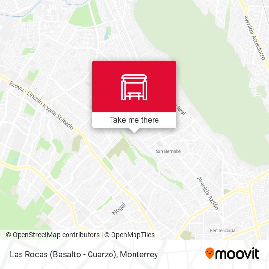 Las Rocas (Basalto - Cuarzo) map