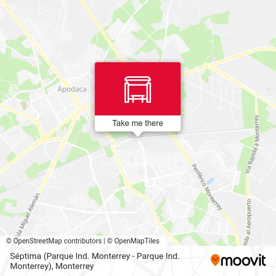 Mapa de Séptima (Parque Ind. Monterrey - Parque Ind. Monterrey)