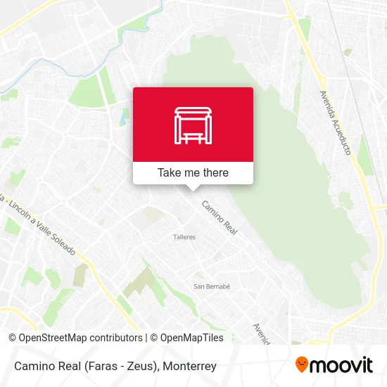 Camino Real (Faras - Zeus) map
