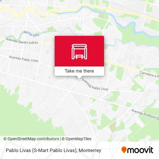 Mapa de Pablo Livas (S-Mart Pablo Livas)
