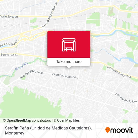 Serafín Peña (Unidad de Medidas Cautelares) map