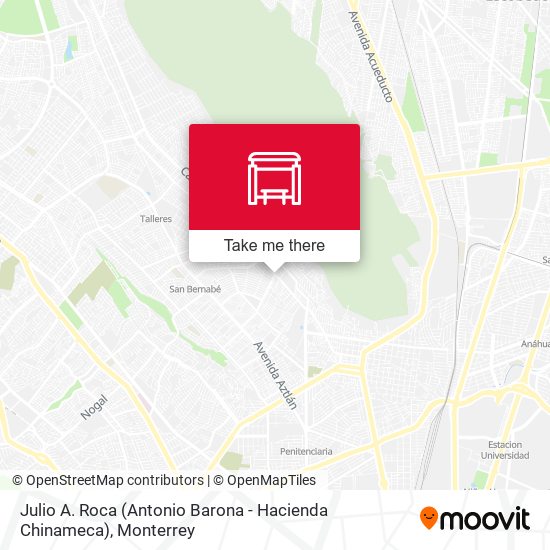 Julio A. Roca (Antonio Barona - Hacienda Chinameca) map
