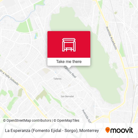 Mapa de La Esperanza (Fomento Ejidal - Sorgo)