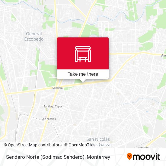 Sendero Norte (Sodimac Sendero) map